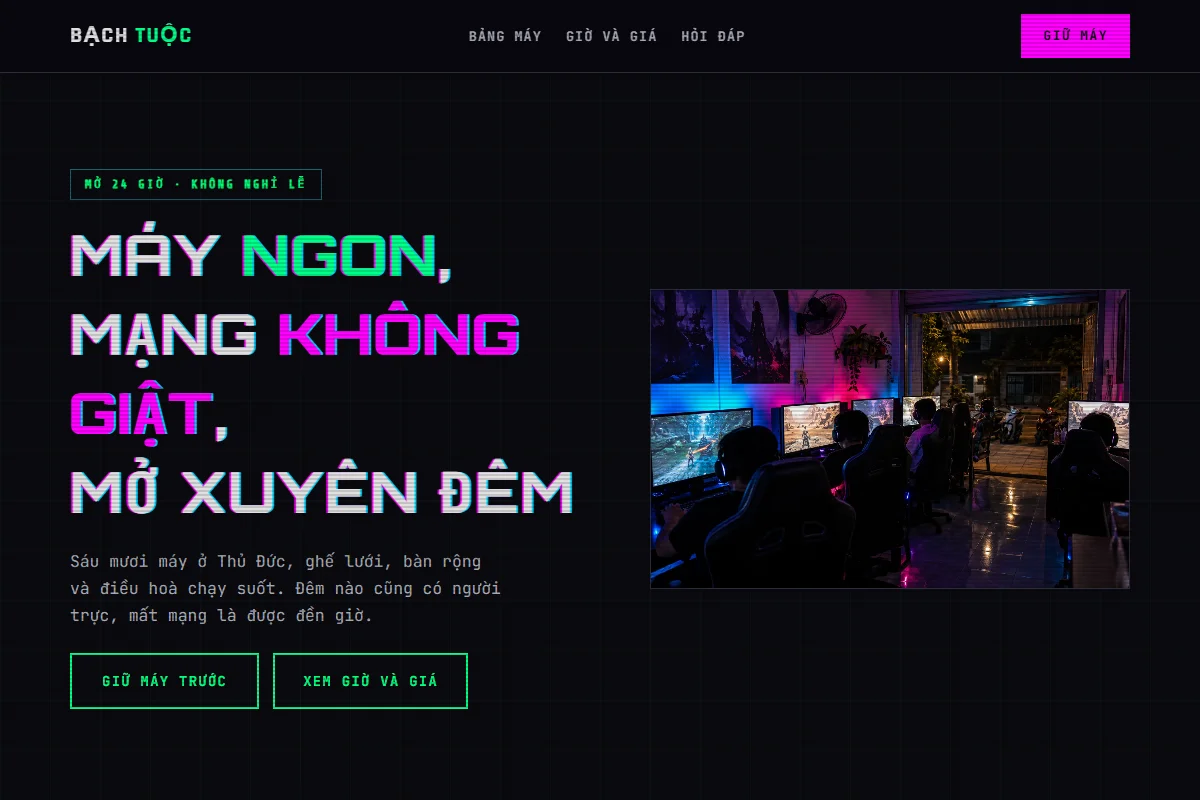 Trang dựng theo phong cách Cyberpunk