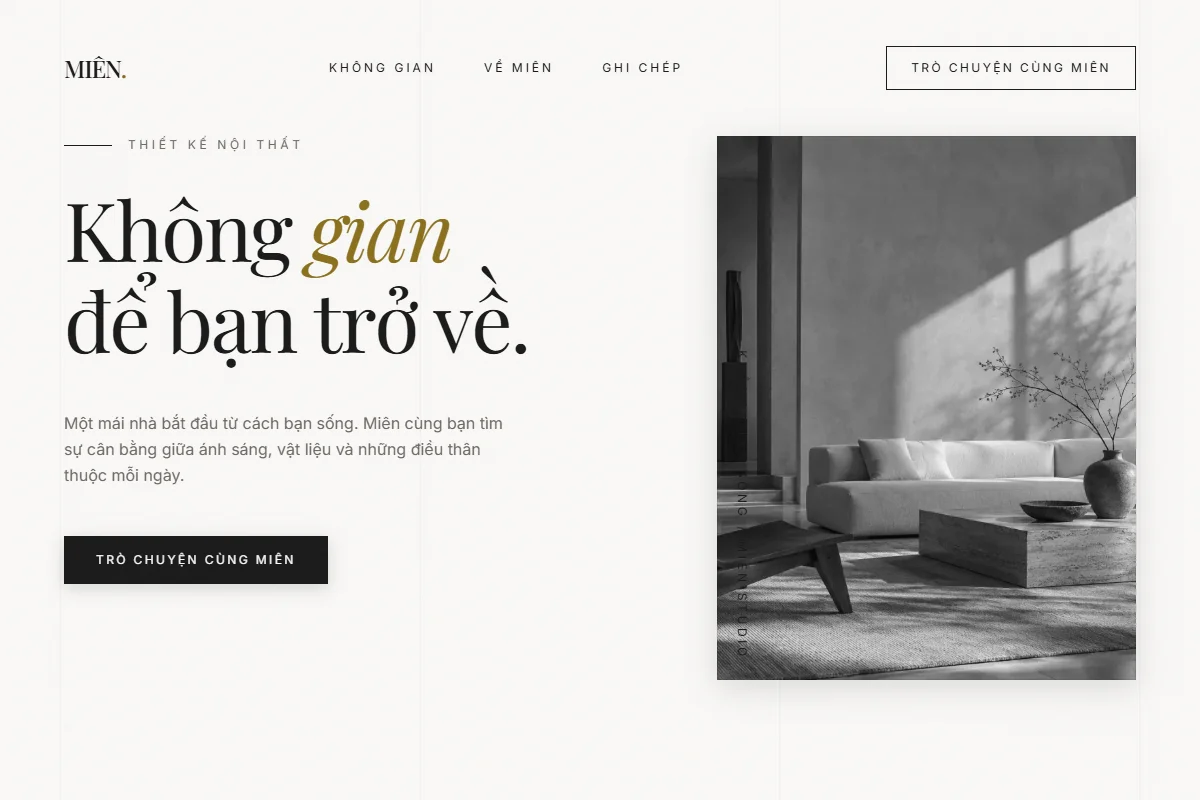 Trang dựng theo phong cách Luxury