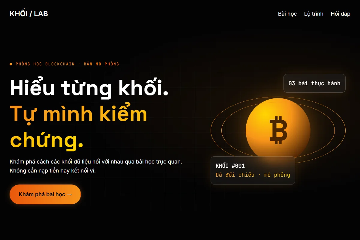 Trang dựng theo phong cách Web3